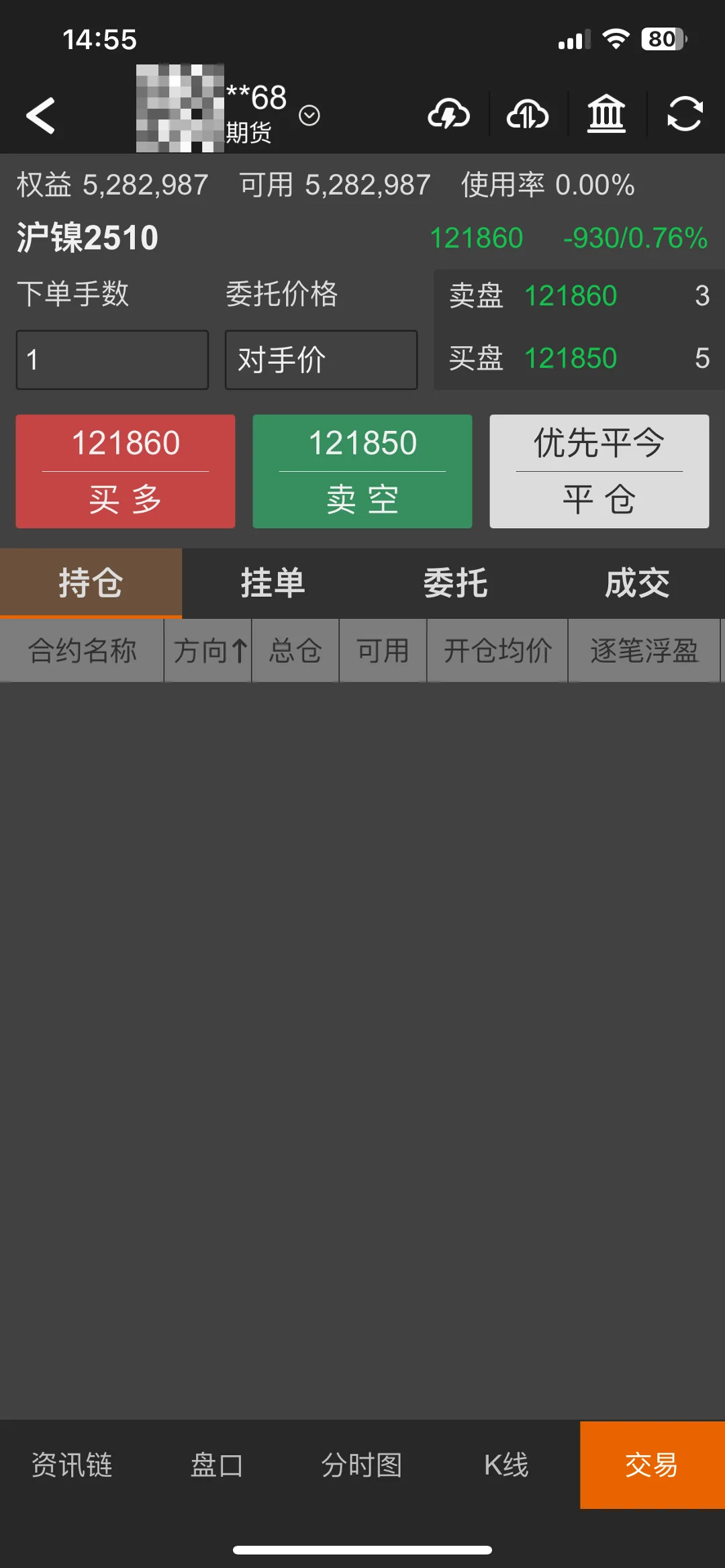 9月17日持仓，今日权益528万