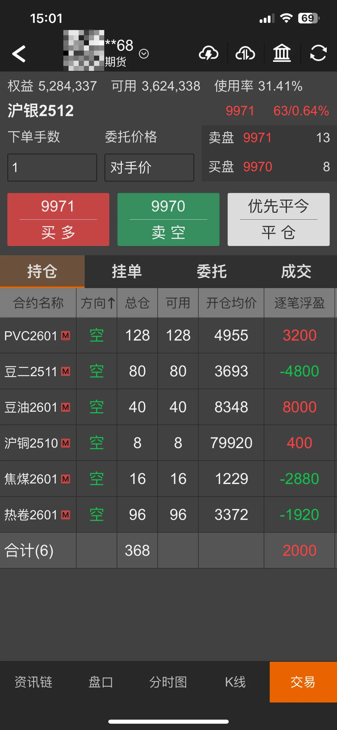 9月19日持仓，今日小赚