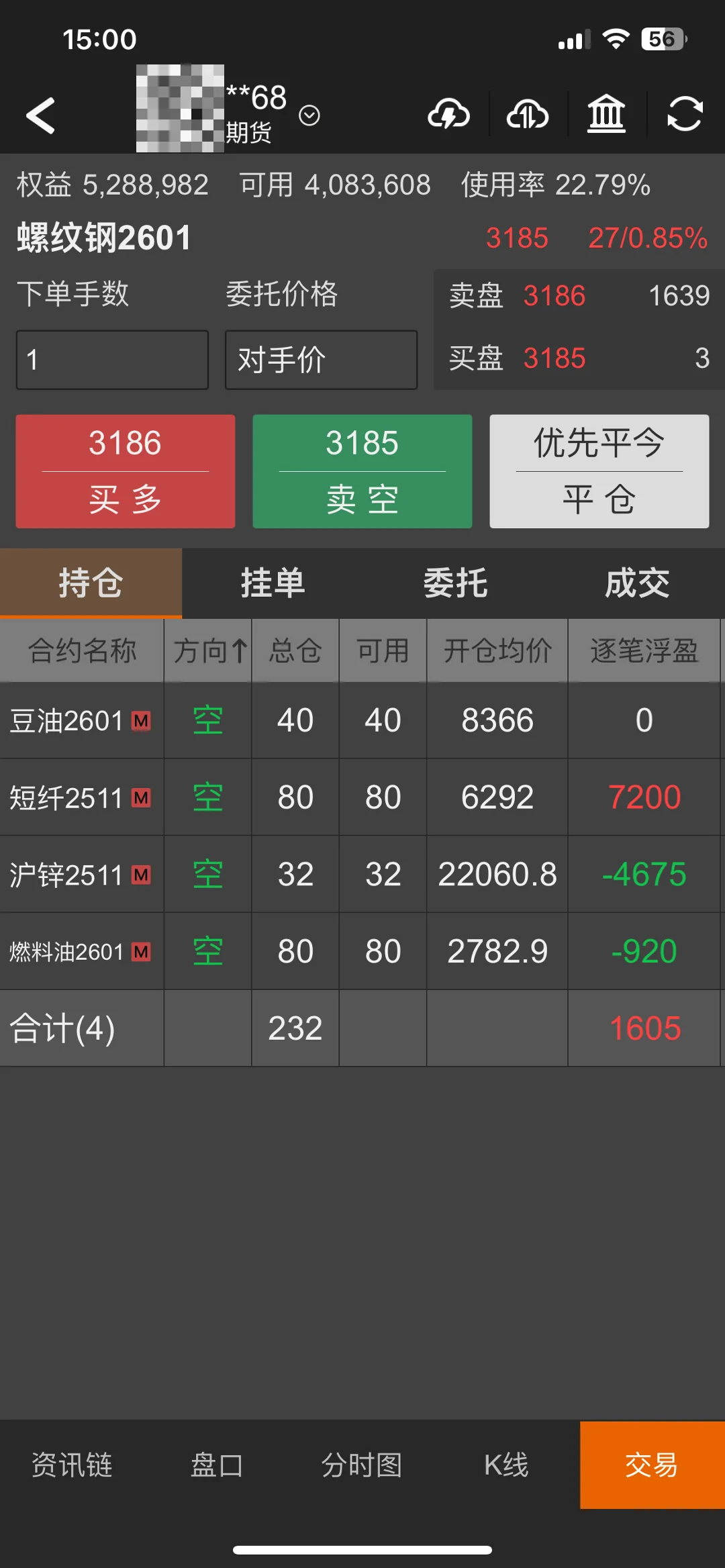 9月22日持仓，今日小赚